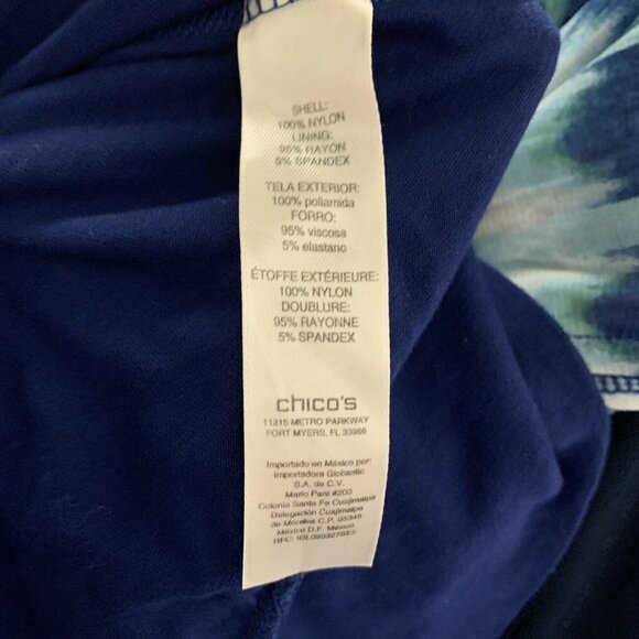 Chico's Multicolor Boho Print Artsy Blouse - Picture 4 of 4